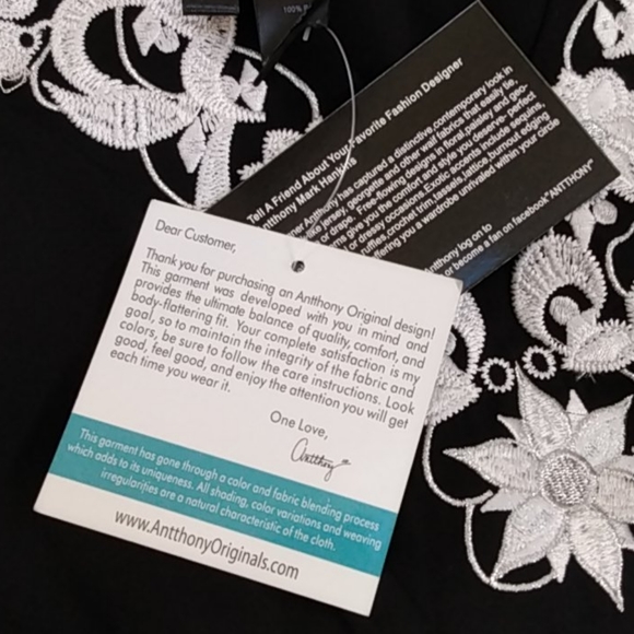 Antthony Originals One size cover up dress tunic - Picture 9 of 10